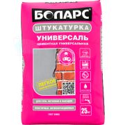 Штукатурка цементная (белая) Боларс УНИВЕРСАЛЬ 25кг АКЦИЯ!!!